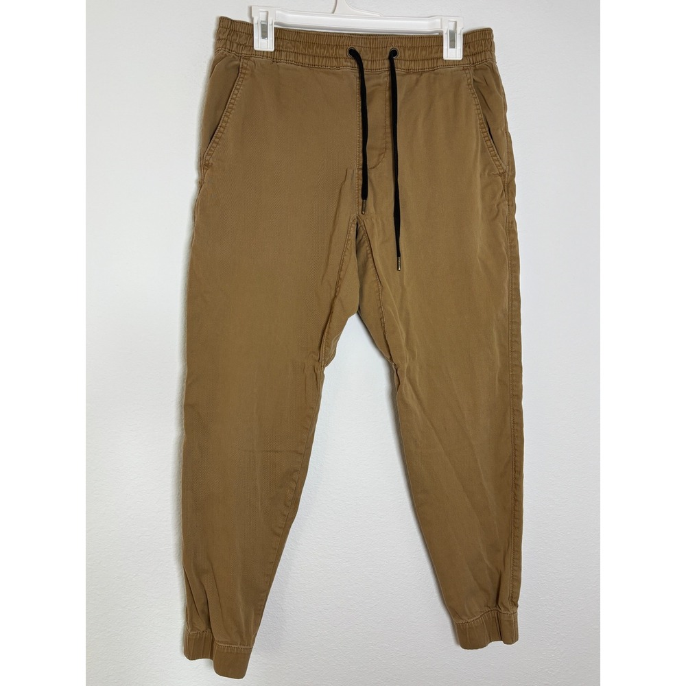 Hollister‎ Men's Skinny Jogger Pants Tan Khaki Advanced Stretch Medium 30x28